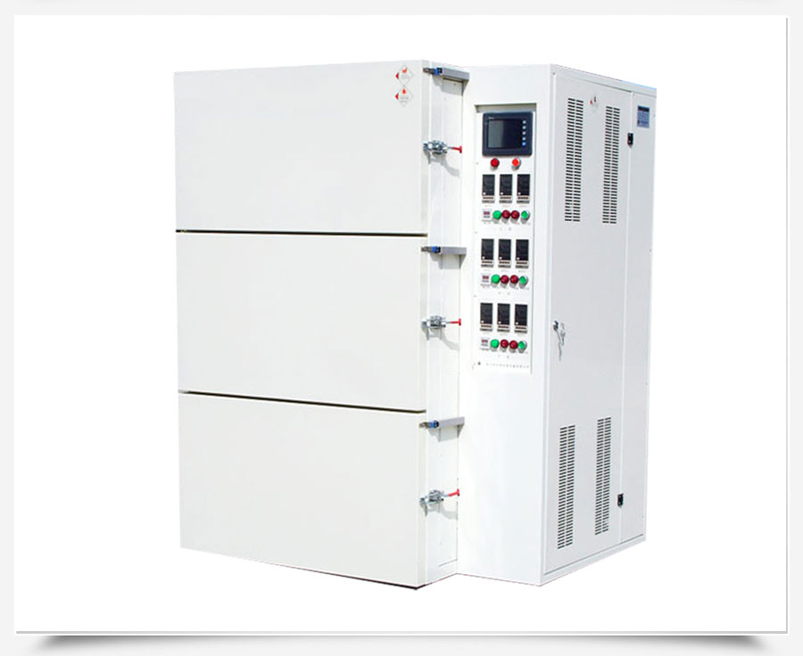 真空干燥箱/三腔体内加热电池真空烘箱